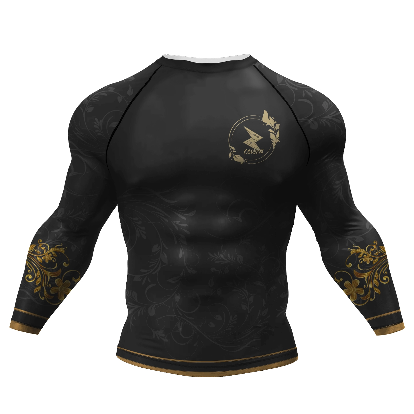 LONG SLEEVE RASHGUARD - GOLD