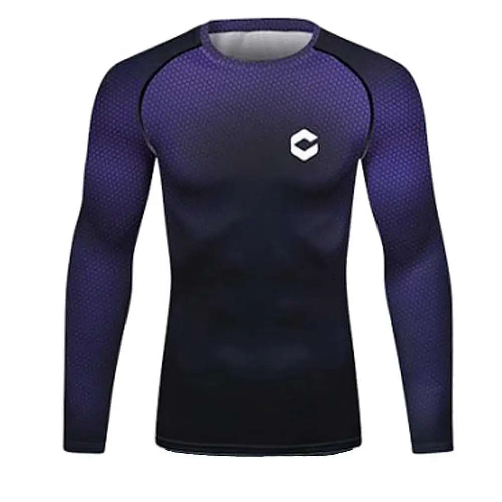 LONG SLEEVE RASHGUARD - PURPLE